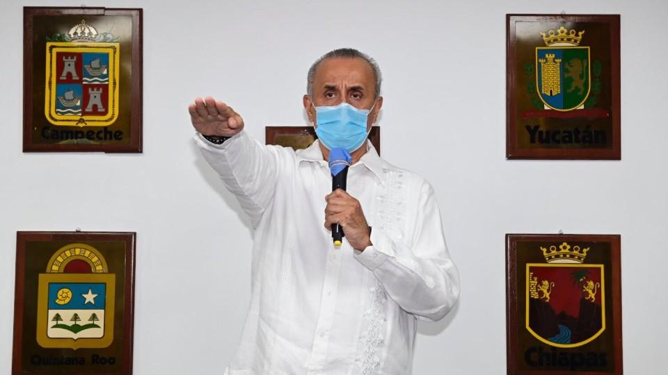 Carlos Merino, ex superdelegado de AMLO, protesta como gobernador provisional de Tabasco