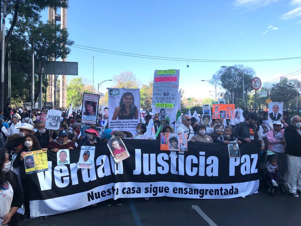 Caminata por la paz: Senadores de Morena no asisten para recibir propuesta de justicia transicional