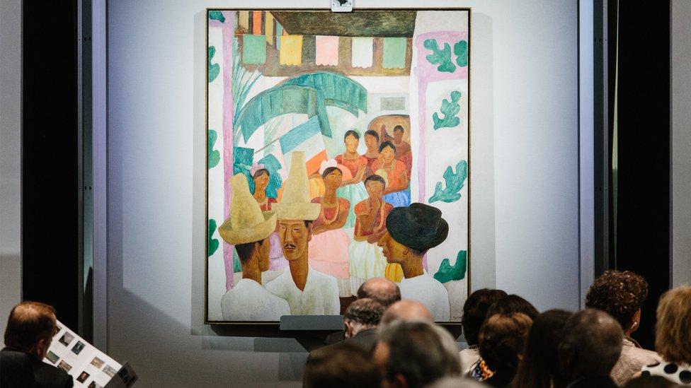 La pintura de Diego Rivera que rompió el récord en subasta para una obra de arte latinoamericano que poseía Frida Kahlo