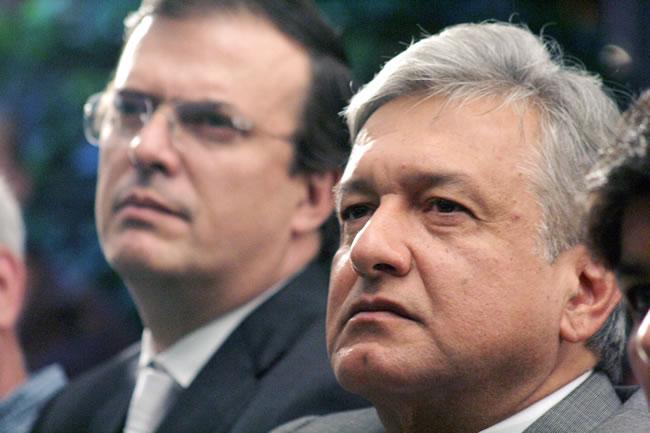 Ebrard “mina liderazgo” <br>de López Obrador