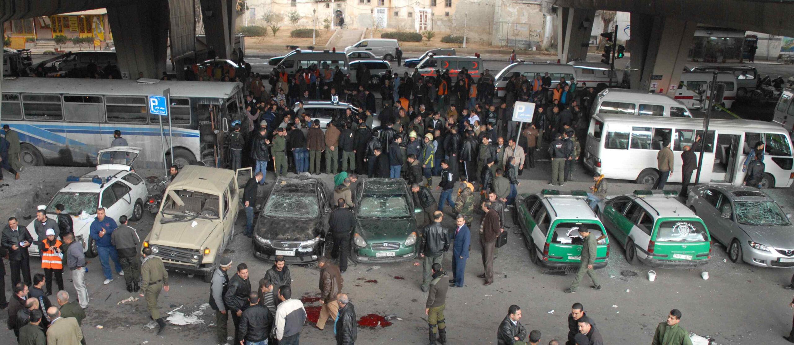 10 muertos en Siria por ataque a un autobús de la policía