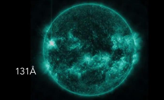 NASA capta llamarada solar de verano