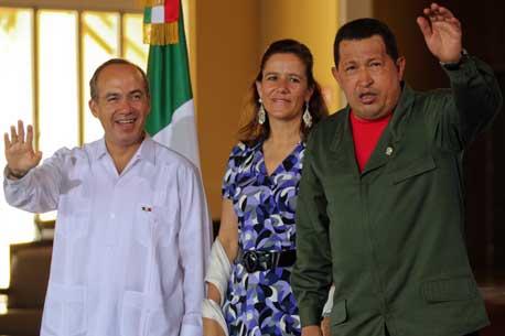 Calderón sospecha que Chávez financió a AMLO