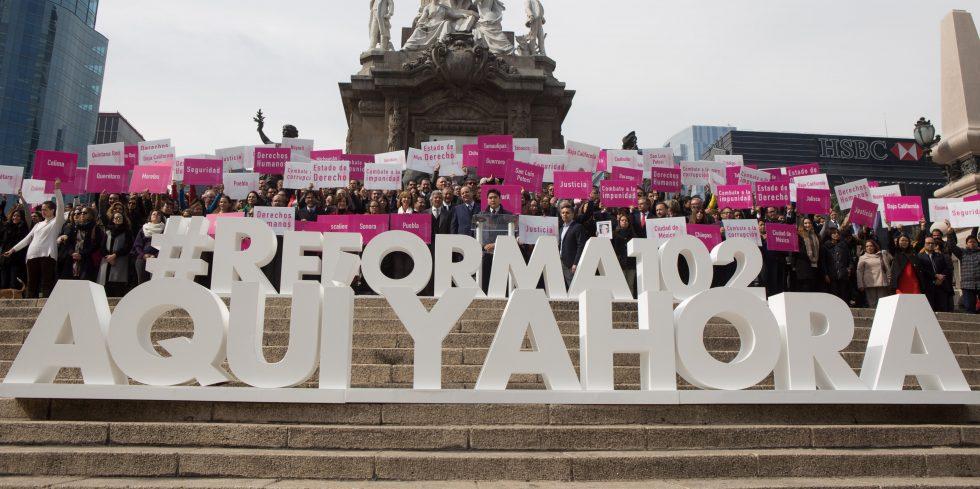 #Reforma102: Ciudadanos retan a aspirantes presidenciales para lograr una Fiscalía independiente
