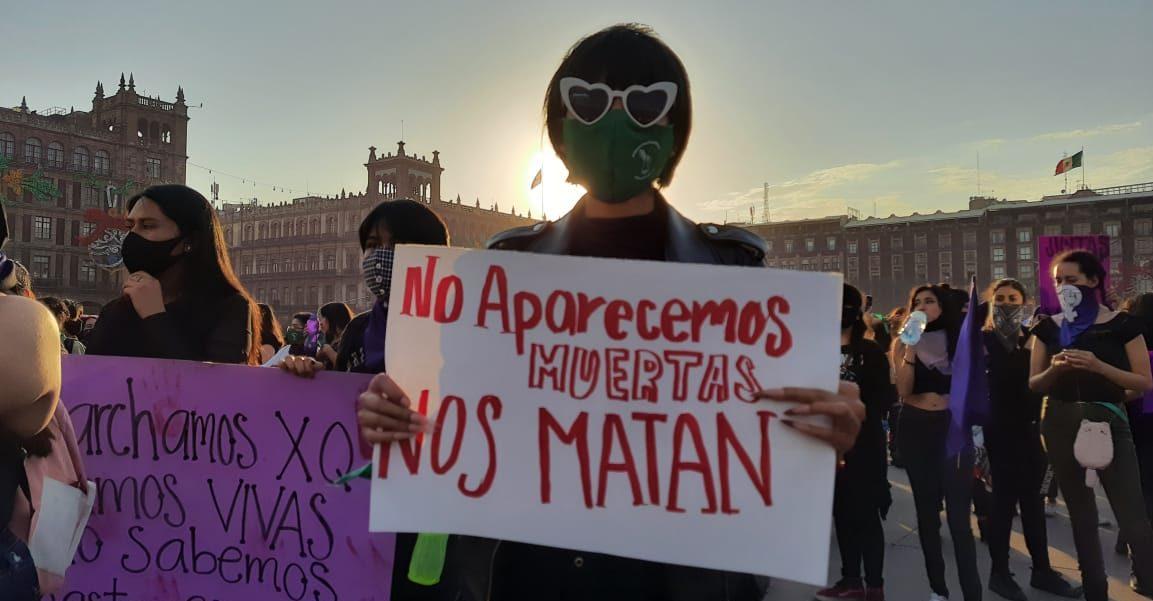 Se nos tapa la boca y nos piden silencio: Mujeres marchan para exigir alto a la violencia en CDMX