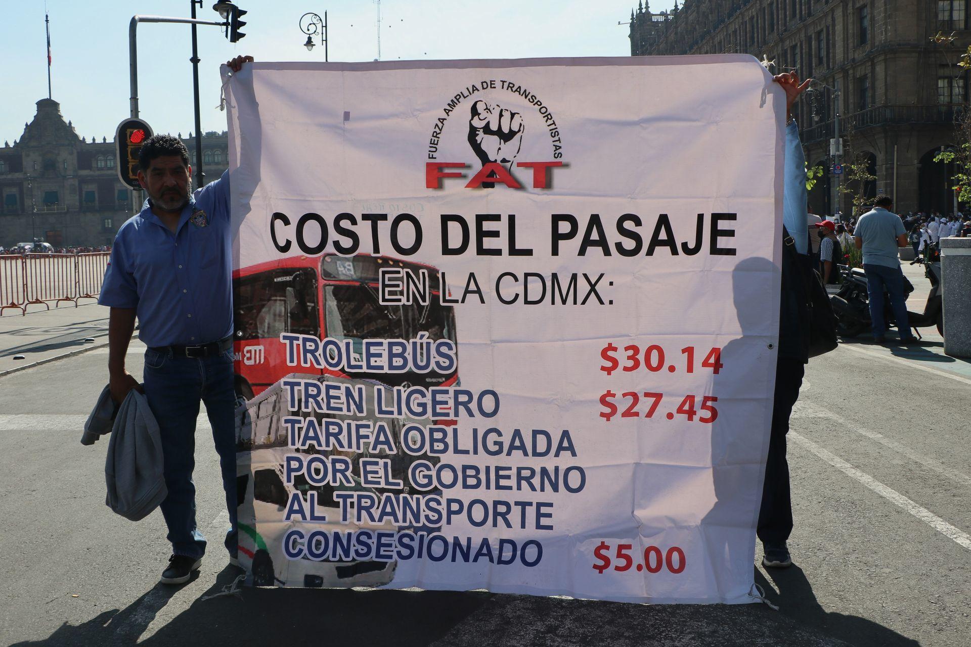 Transportistas exigen aumento de 3 pesos en CDMX; alistan cierre en varios puntos de la ciudad