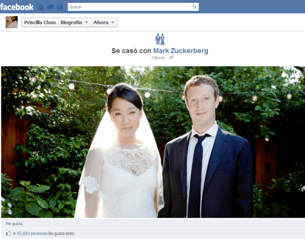 Se casa Mark Zuckerberg…. caen acciones de Facebook 10%