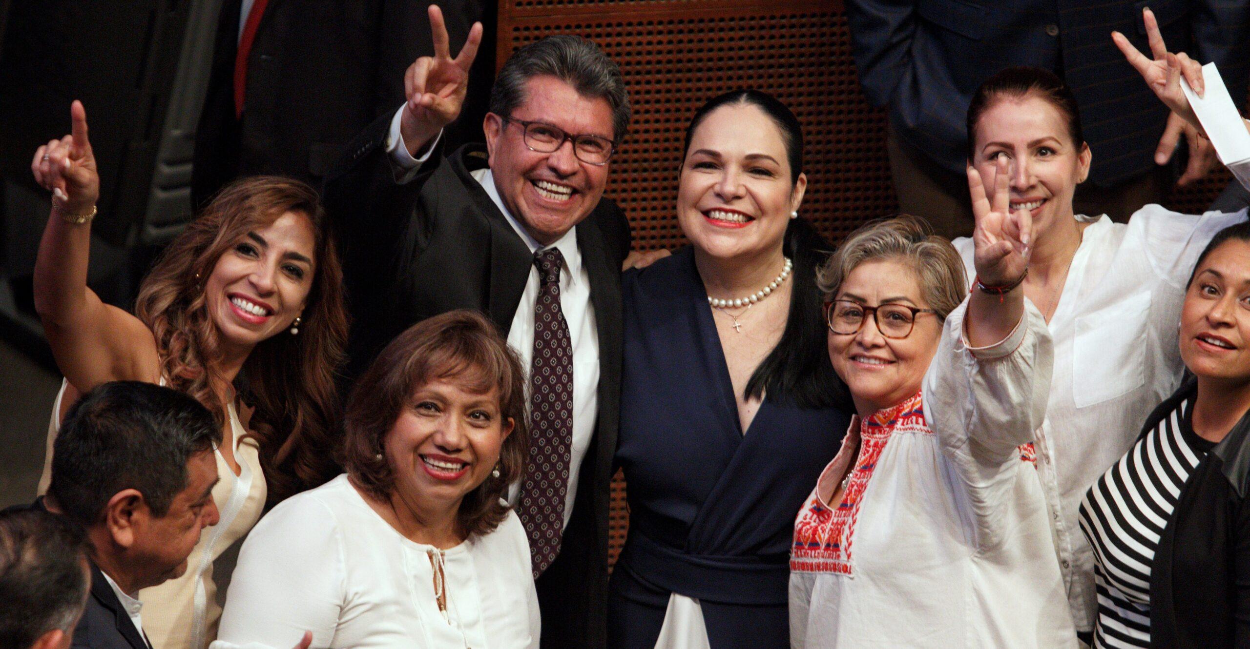 Mónica Fernández es electa para presidir el Senado y Muñoz Ledo se mantiene en la Cámara de Diputados