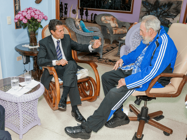 Fidel Castro se reúne con EPN… tras 10 años sin recibir a un presidente mexicano