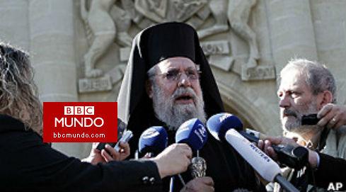 La iglesia ortodoxa de Chipre ofrece “toda su riqueza” para salvar los bancos