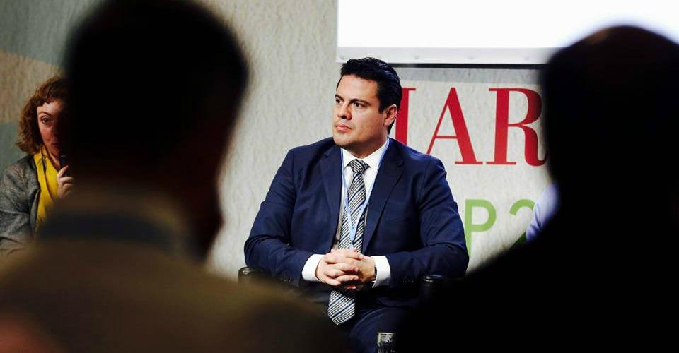 El gobernador de Jalisco da una conferencia en COP22 sobre soluciones de bajas emisiones