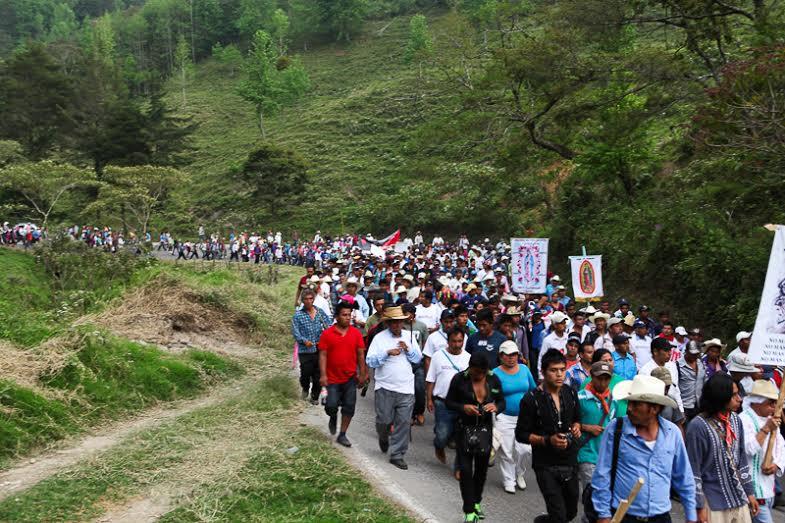 4 días de peregrinación para exigir justicia y seguridad en los Altos de Chiapas