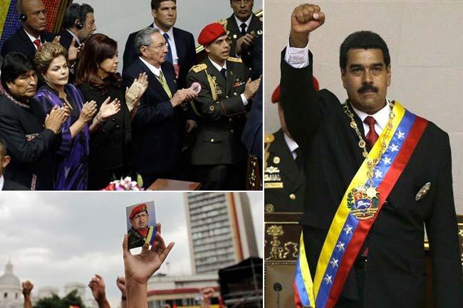 Entre interrupciones, Maduro juramenta como Presidente