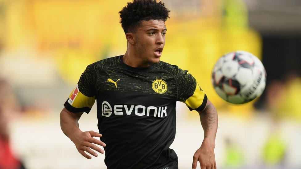 El fenómeno de Jadon Sancho, el futbolista cuyo valor aumentó en más de un 800% en tres meses