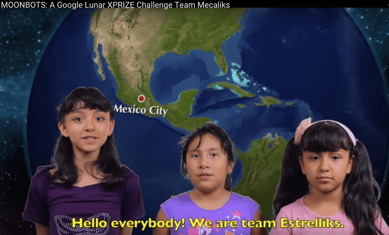 Tres niñas mexicanas, finalistas en un concurso de robótica de Google