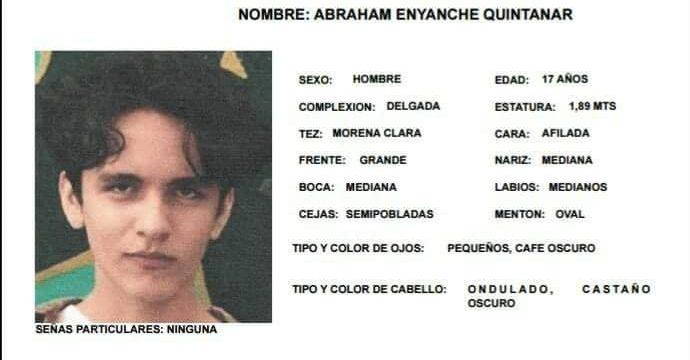 11 días desaparecido: Abraham, estudiante del CCH Naucalpan, fue visto por última vez al salir de su escuela