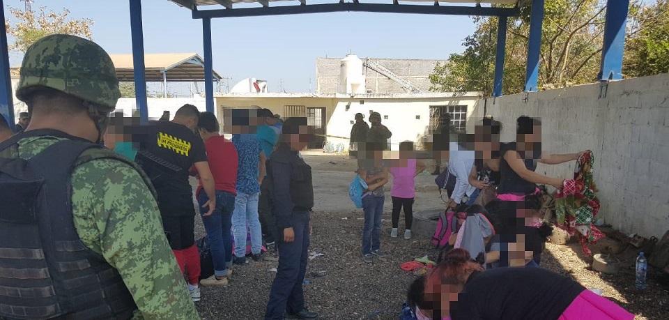 Rescatan a 34 migrantes centroamericanos en Altamira, Tamaulipas