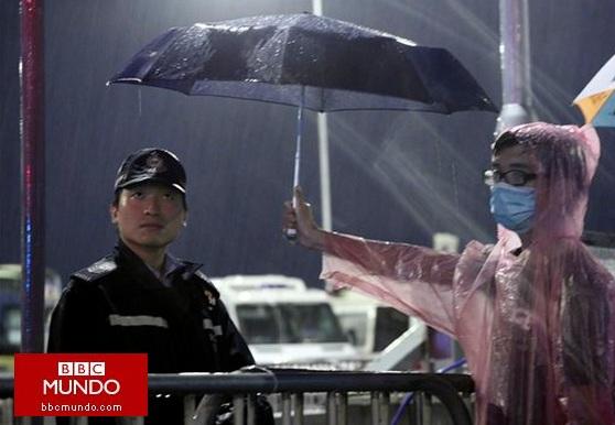 Seis cosas que sólo pasan en una protesta en Hong Kong