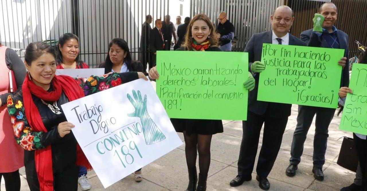 Con ocho años de retraso, México ratifica convenio que reconoce a trabajadoras del hogar