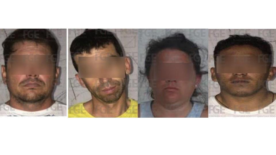 Detienen a 4 presuntos implicados en el asesinato de una persona en estacionamiento en Quintana Roo
