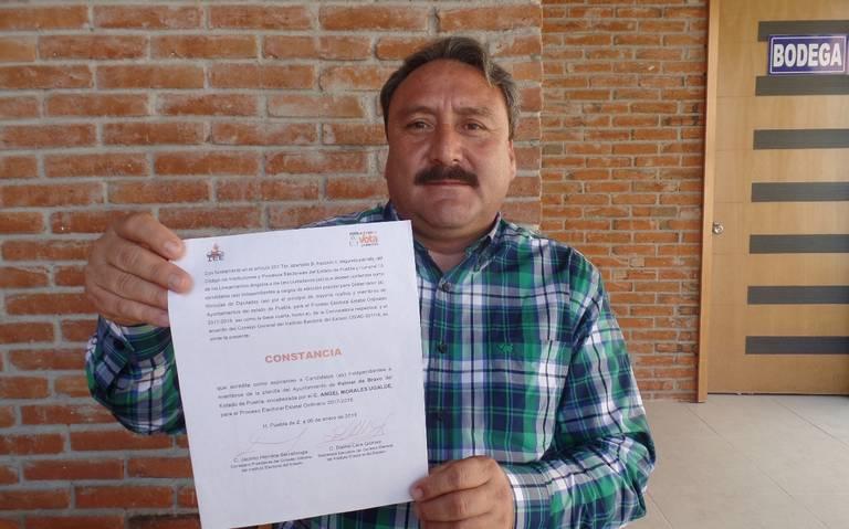 Secuestran a Ángel Morales Ugalde, candidato independiente a la alcaldía de Palmar de Bravo, Puebla