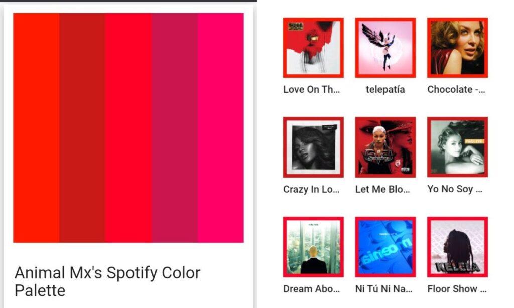 Spotify Palette: Cómo ver *tu paleta de colores basada en tus gustos musicales*