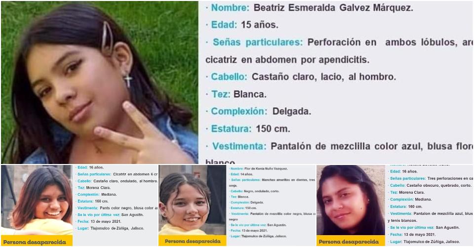 Localizan a dos de las cuatro adolescentes desaparecidas en Tlajomulco, Jalisco