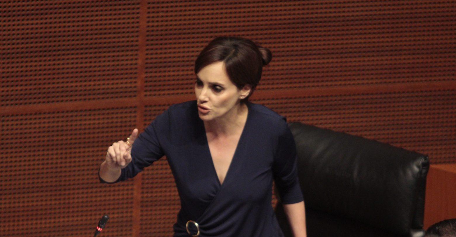 Lilly Téllez acusa que radicales pro-dictadura de Venezuela quieren echarla de la bancada de Morena