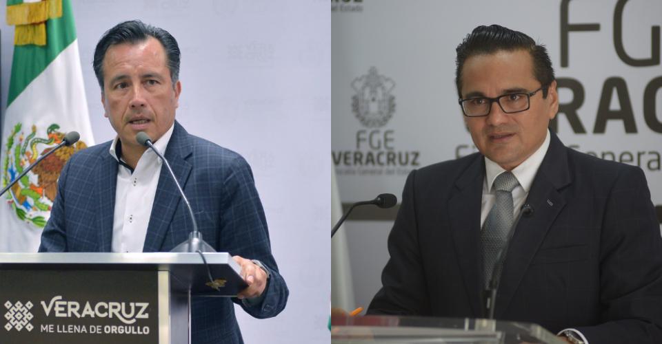 Gobierno de Veracruz denuncia al fiscal estatal; lo acusa de ocultar 150 órdenes de aprehensión