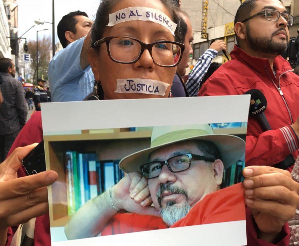 No al silencio: Periodistas exigen que se esclarezca el asesinato de Javier Valdez (Fotos)