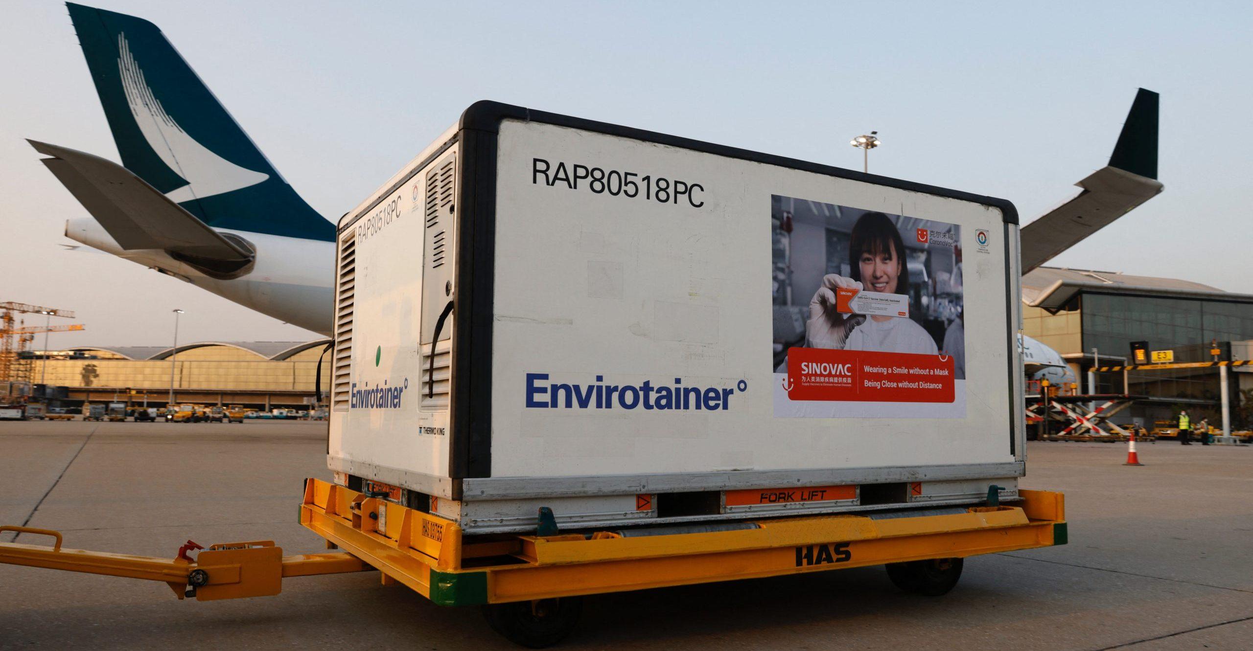 200 mil dosis de la vacuna Sinovac llegan a México este sábado