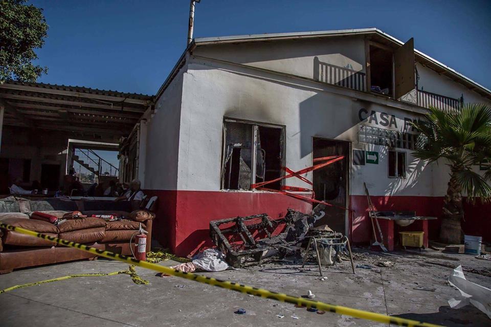 Anciano provoca incendio en asilo El Refugio en Tijuana; hay seis muertos