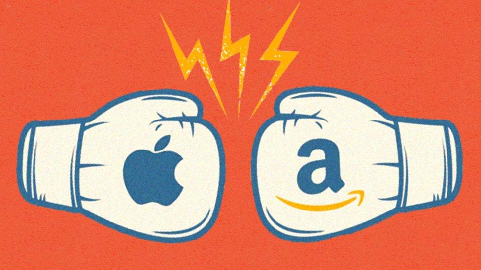 Apple contra Amazon: la batalla de titanes de los gigantes del billón de dólares