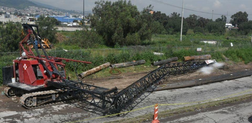 Falla en grúa provoca muerte de 5 trabajadores del Viaducto Elevado en Ecatepec