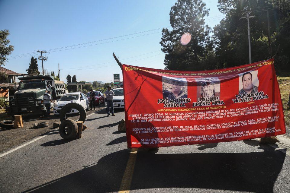 Juez de Michoacán sentencia por delito de sabotaje a defensores de Nahuatzen