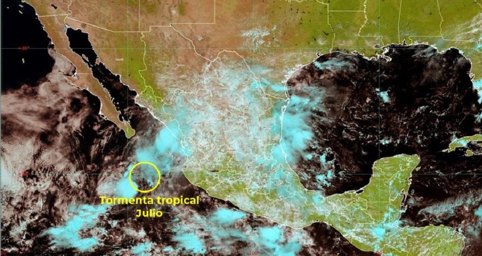Julio provocará lluvias intensas en Jalisco y Nayarit y olas de hasta 3 metros