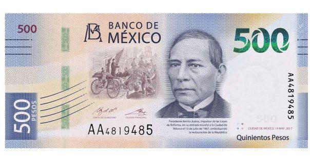 Benito Juárez y ballenas de Baja California: así es el nuevo billete de 500 pesos