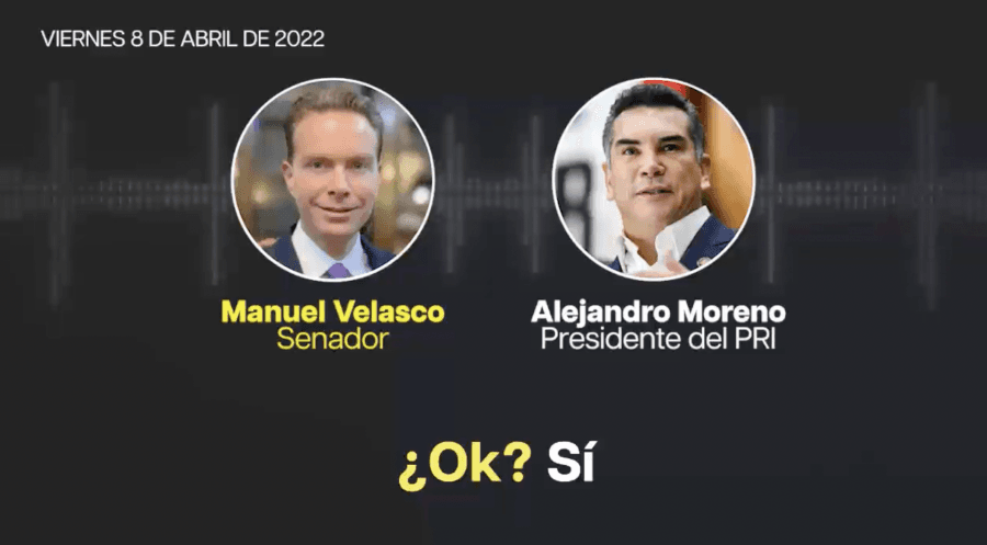 Alejandro Moreno exhibe llamada con Manuel Velasco; afirma que prueba “persecución política” del gobierno en su contra
