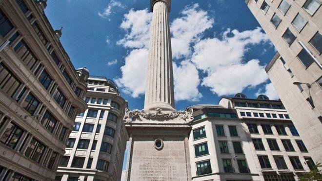 Cómo un científico ocultó un laboratorio y un telescopio gigante en un monumento de Londres