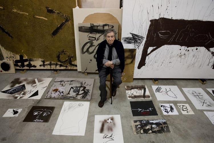 Fotos en recuerdo de Antoni Tàpies
