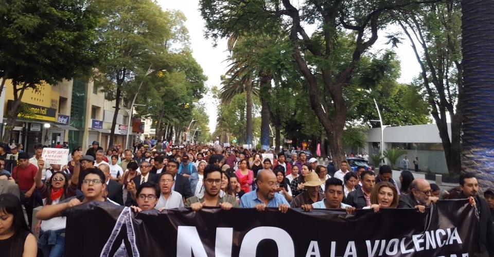 Protestan en Puebla por la violencia en la jornada electoral y cuestionan triunfo de candidata del Frente