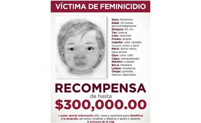 Hallan muerta a menor de 2 años en Neza; ofrecen 300 mil pesos por datos de ella y sus agresores