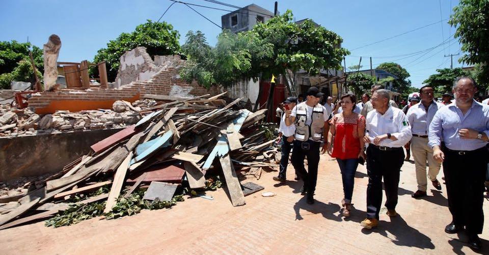 Sedatu reportó daños en 44 mil viviendas por los sismos, pero en todas aparece la misma dirección