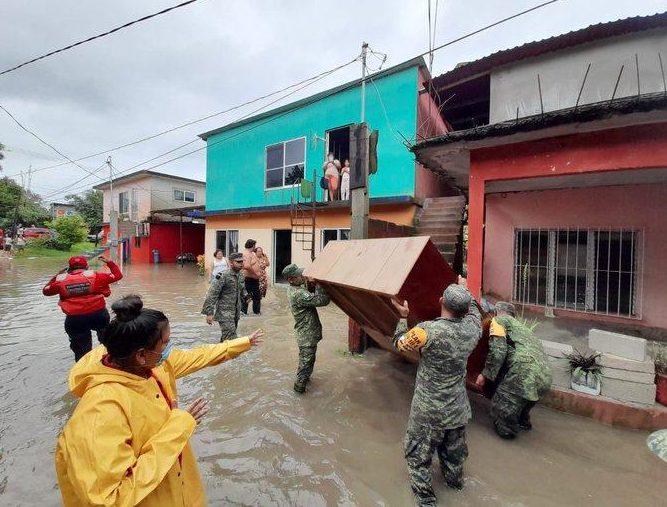 Se emite alerta por lluvias intensas en Chiapas, Veracruz y Tabasco