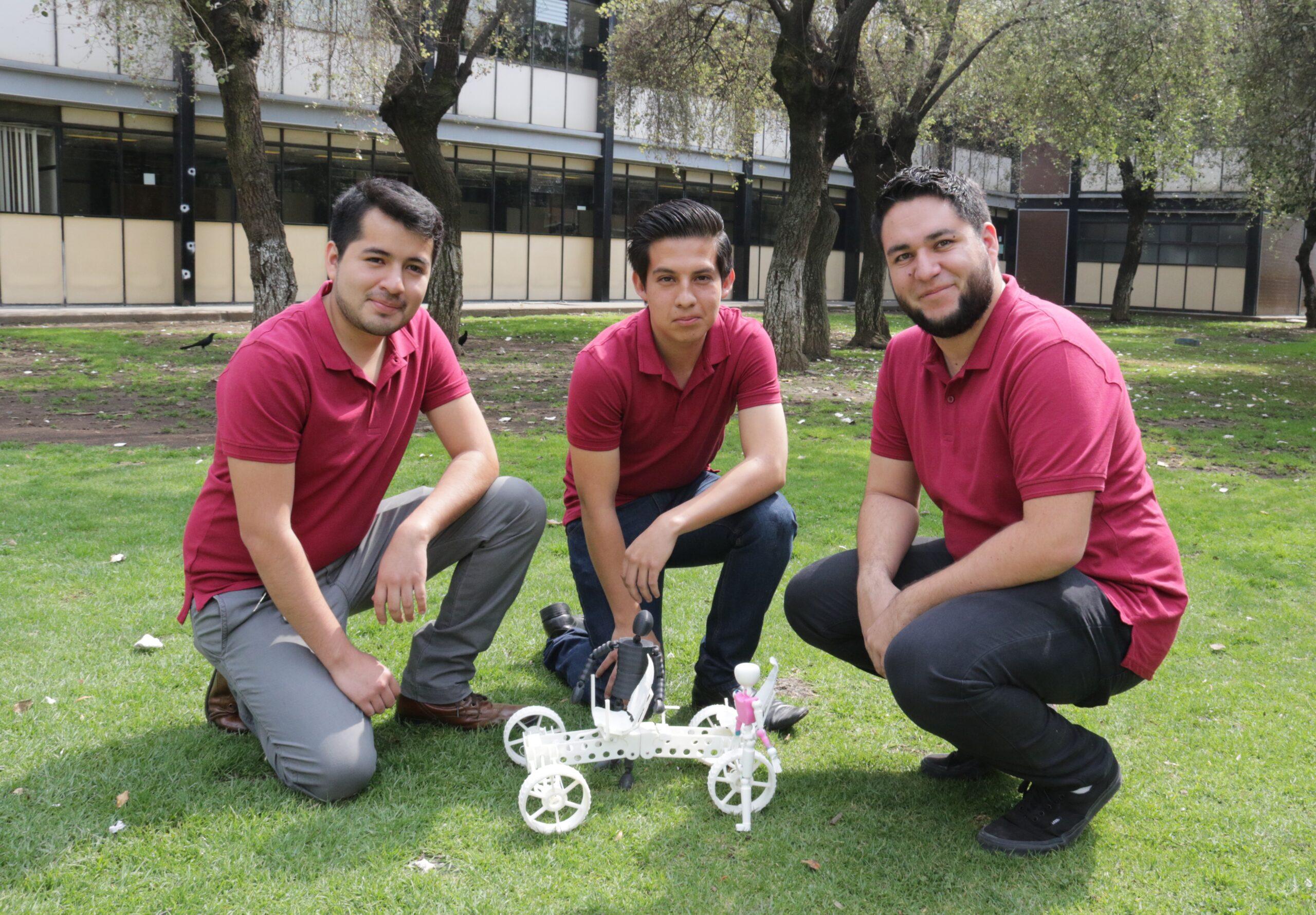 Tres estudiantes del IPN presentarán en la NASA un prototipo de vehículo que explore Marte