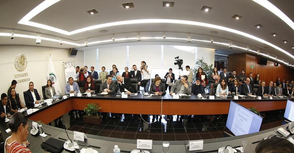 Morena aprueba en comisiones del Senado la Guardia Nacional; oposición abandonó la sesión