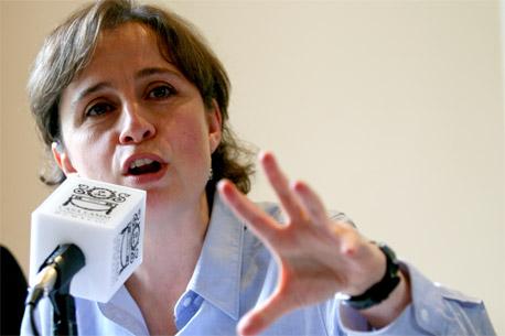 “Desde Los Pinos quieren obligar a la humillación”: Aristegui