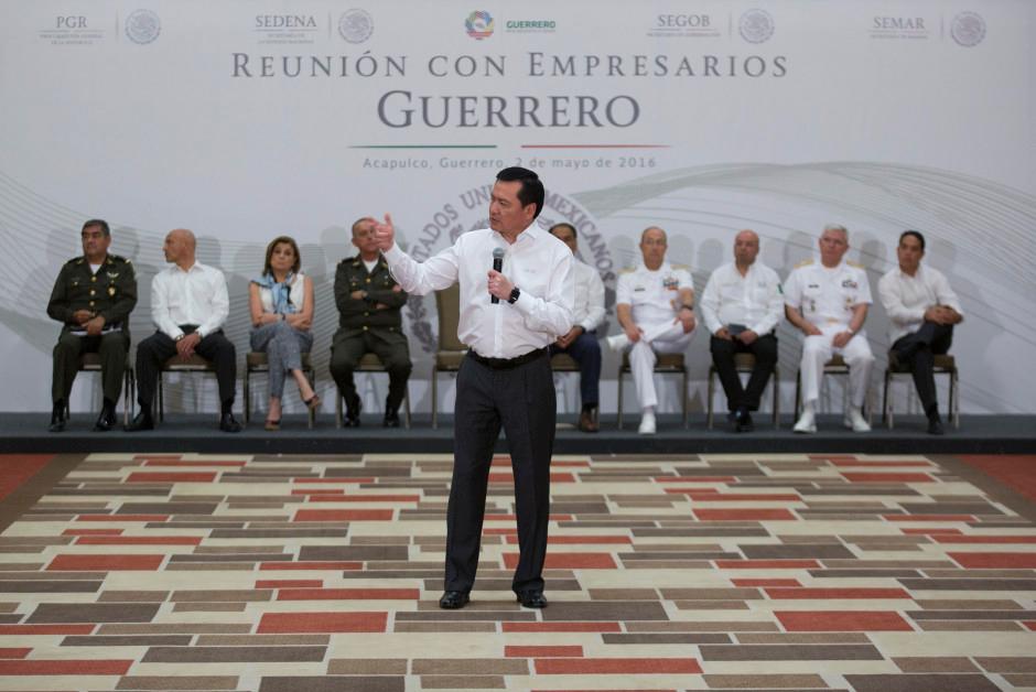 Militares controlarán las cámaras de seguridad de Acapulco, Guerrero: Osorio Chong