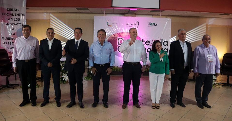 Verificado.mx: Candidatos en Morelos se atacan con datos falsos de seguridad durante debate