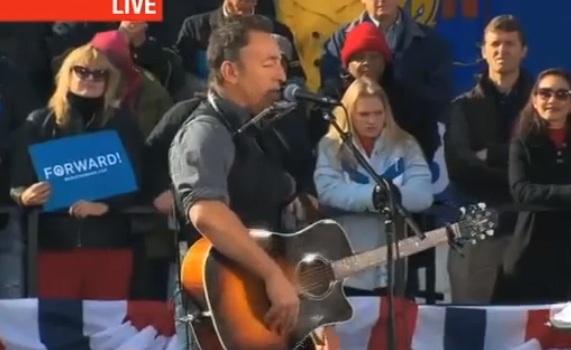 Springsteen cree en una esperanza llamada Obama